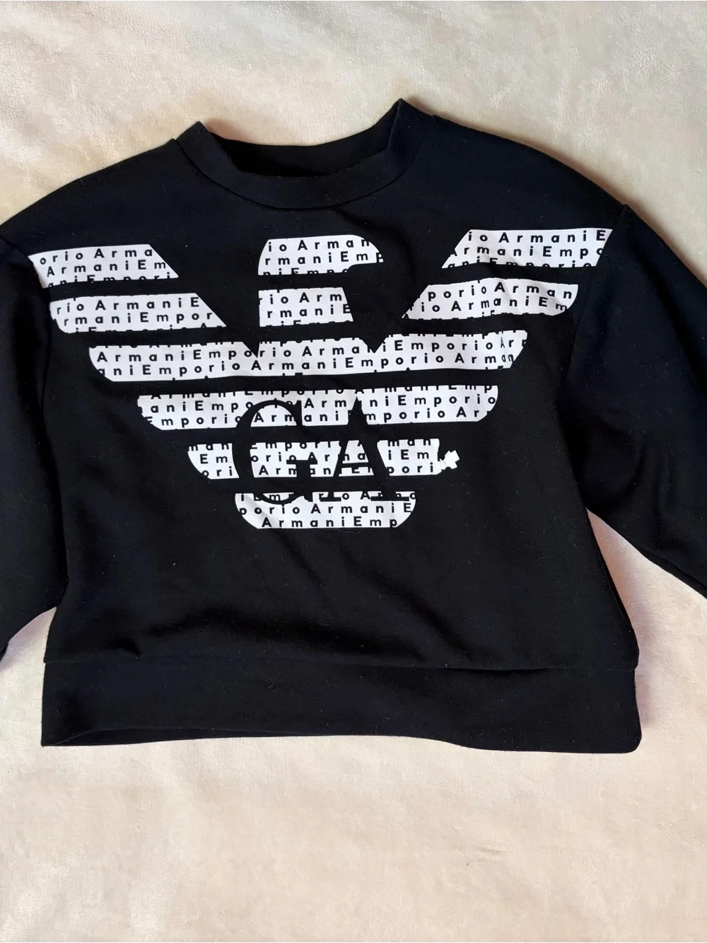 Emporio Armani Black Crewneck